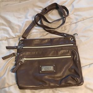 Relic • dark brown crossbody purse